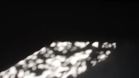 Parallelogram organic shadow dark gray wall horizontal Stock-Footage 322739919