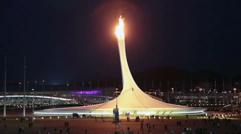 Paralympic flame 스톡 동영상 36256343
