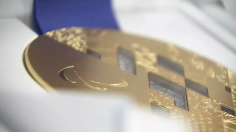 Paralympic medals. Sochi. 動画素材 36165013