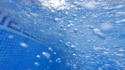 Paralympic Swimmer Training In Pool Video stock 112126899