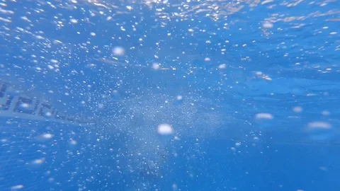 Paralympic Swimmer Training In Pool Video stock 112126908