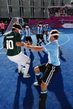Paralympics: 5-a-Side Foto stock