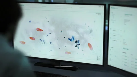 Paramecium Bacteria Cells Microscopic Analysis In A Microbiology Study Stock Footage 196943810
