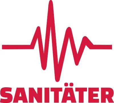 Paramedic with frequence Stock Illustration