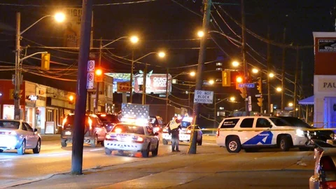 Paramedic Supervisor leaving a scene of a Crash Stock Footage 97486197