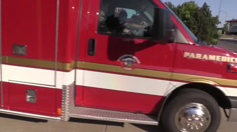 Paramedics, ambulance Stock Footage 25842454