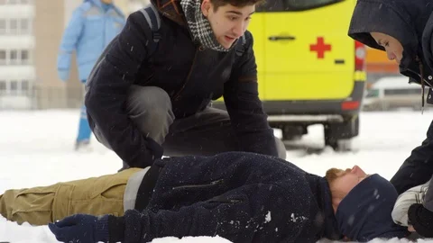 Paramedics Arriving on Scene Stock Footage 123688430