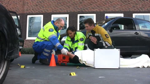Paramedics Stock Footage 1808164