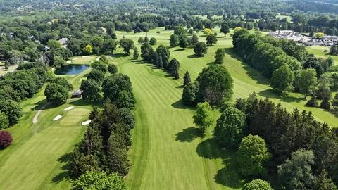 Parameters Defined - Onondaga Golf and Country Club - Syracuse, NY Stock Photos