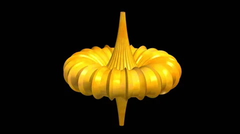 Parametric breather surface Stock Footage 64804344