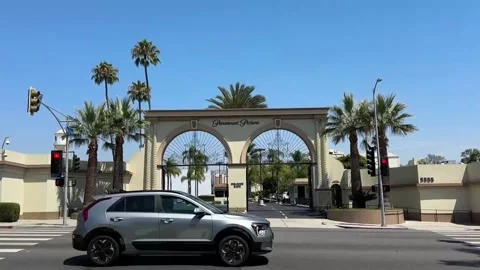 Paramount Global, Skydance Media complete 8.4 billion dollar merger, Los Ángeles 스톡 동영상 314489023