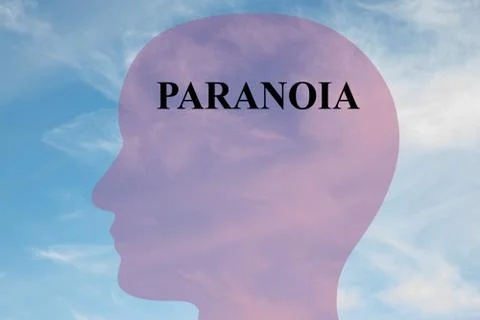 Paranoia concept イラスト素材