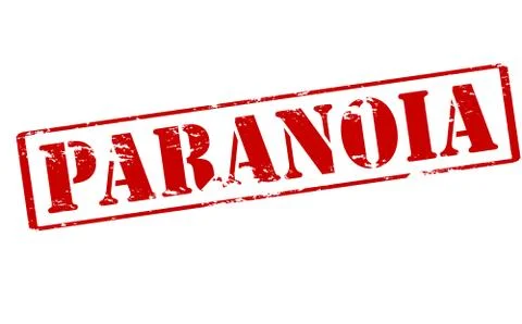 Paranoia Ilustração Stock