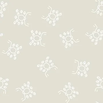 Paranoia psychological problems line seamless pattern イラスト素材