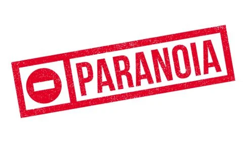 Paranoia rubber stamp イラスト素材