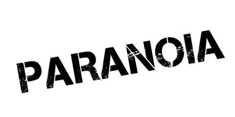 Paranoia rubber stamp イラスト素材