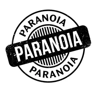 Paranoia rubber stamp イラスト素材