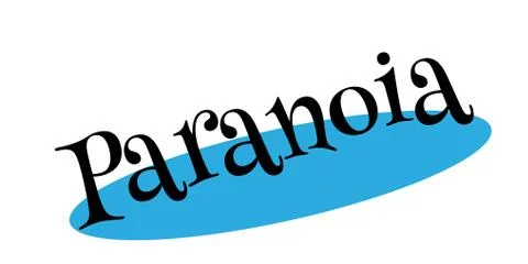 Paranoia rubber stamp イラスト素材