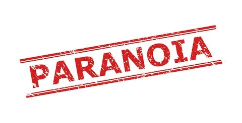 PARANOIA Seal with Rubber Surface and Double Parallel Lines イラスト素材