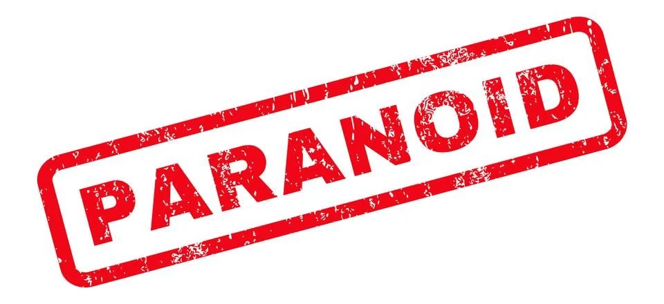 Paranoid Rubber Stamp イラスト素材