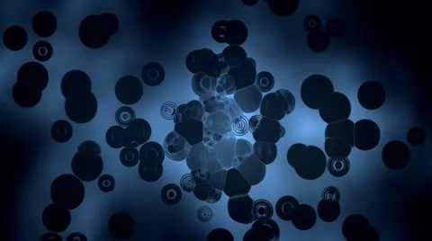 Paranormal Bubble Like Meta Particles Vídeo Stock 11486311