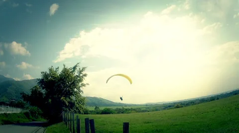 Parapente 05 Video stock 33061676