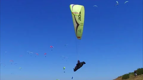 Parapente - Slow motion Video stock 151396835