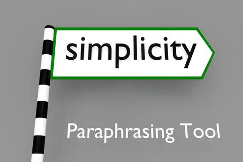 Paraphrasing Tool concept Stock Illustration