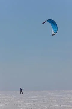 Parasail snowboarding Фото