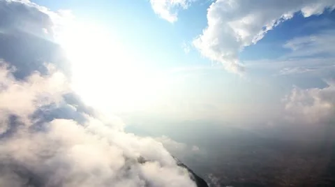Parasailer and Sky Stock Footage 12705196