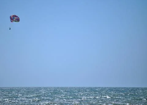 Parasailing background 写真素材
