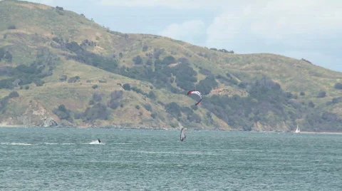 Parasailing Stock Footage 733236