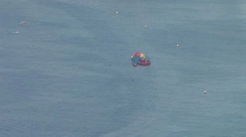 Parasailing Stock Footage 7741241