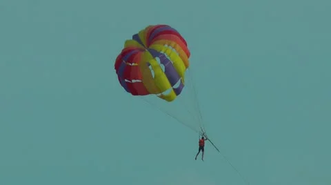 Parasailing Stockbeeldmateriaal 10900491