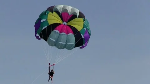 Parasailing Video stock 22222322
