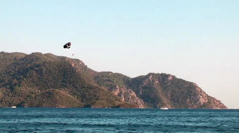 Parasailing Stock Footage 33223972