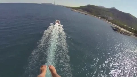 Parasailing 스톡 동영상 102717905