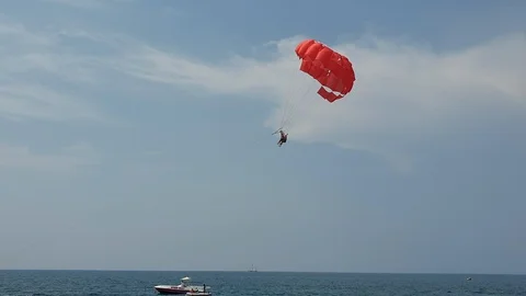 Parasailing Stock Footage 110938654