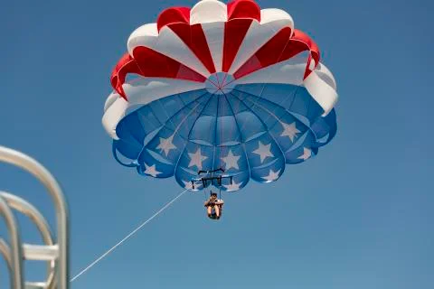 Parasailing Fun Stock Photos