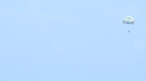 Parasailing in Miami Stock-Footage 64810635