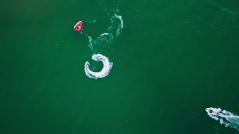 Parasailing At My Khe Beach In Da Nang, Vietnam Stock Footage 337776031