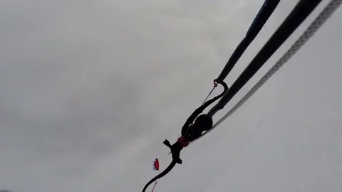 Parasailing on a north arctic 動画素材 79979256