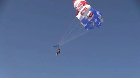Parasailing, parachute Vídeo Stock 10794758