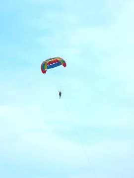 Parasailing Stockfoto's