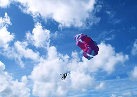 Parasailing Stock-Fotos