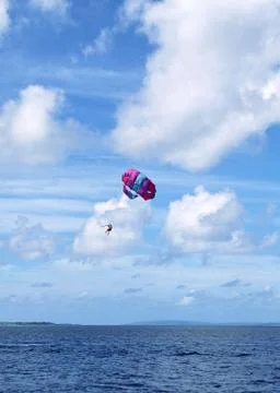 Parasailing Foto stock