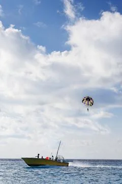 Parasailing Foto stock