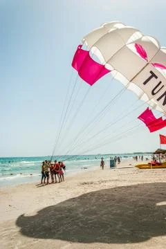 Parasailing Stock Photos