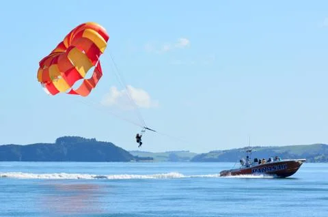 Parasailing Stock Photos