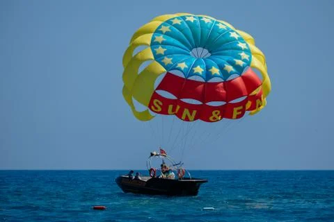 Parasailing Stock Photos